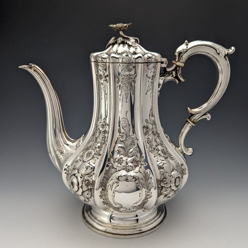 1873 British Antique Silver Plated Tea/Coffee Set Elkington